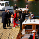 King Harald and Queen Sonja arrive in Osen (Photo: Ned Alley / NTB scanpix)